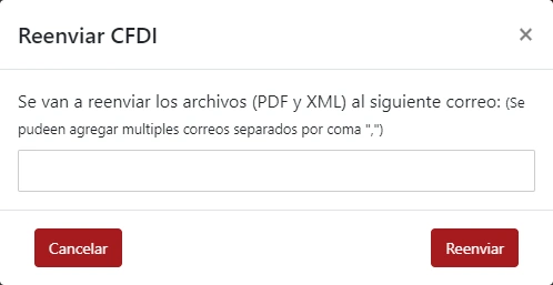 Vista de ventana Ver PDF de módulo de Facturación de Sonet-ERP